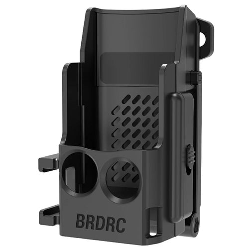 BRDRC For DJI Osmo Pocket 3 Magnetic Back Clip Two-Claw Design Adjustable Positioning with Cold Shoe Mount - Black - 1