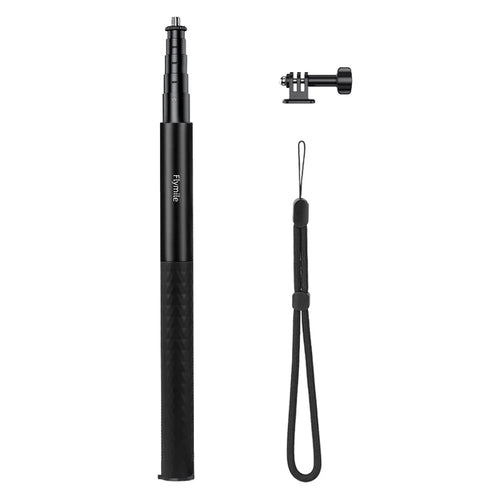 FLYMILE Action Camera Selfie Stick 5-Section Telescopic 1.3m Aluminum Alloy Extendable Pole - 1