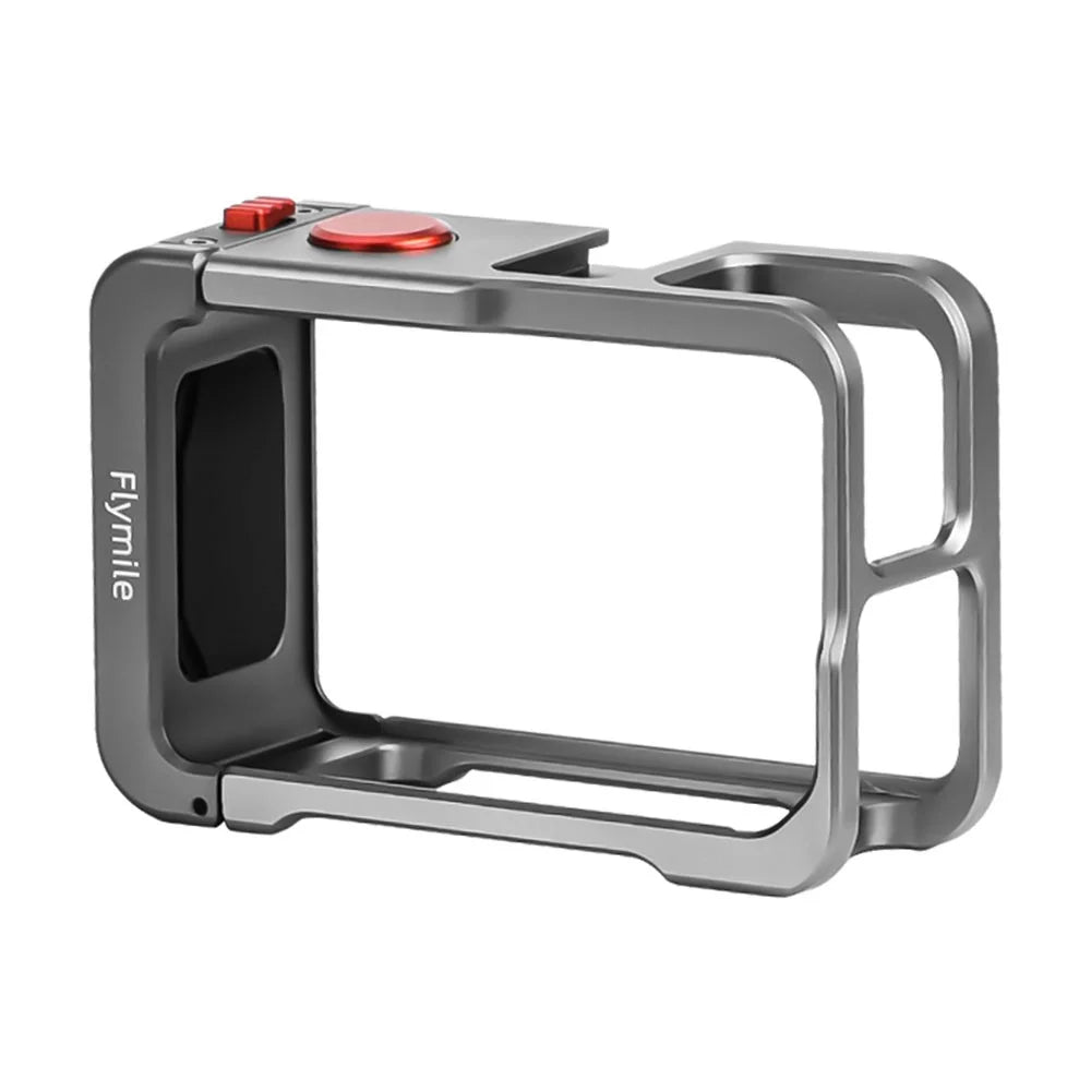 FLYMILE Camera Cage For DJI Osmo Action 5 Pro / Action 4 / Action 3 Metal Protective Frame Mounts Rabbit Cage - 1