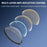 For Insta360 X5 Tempered Glass Lens Protector 2Pcs HD Optical Glass Lens Cover with Multi Layer Anti Reflective Coating - 4