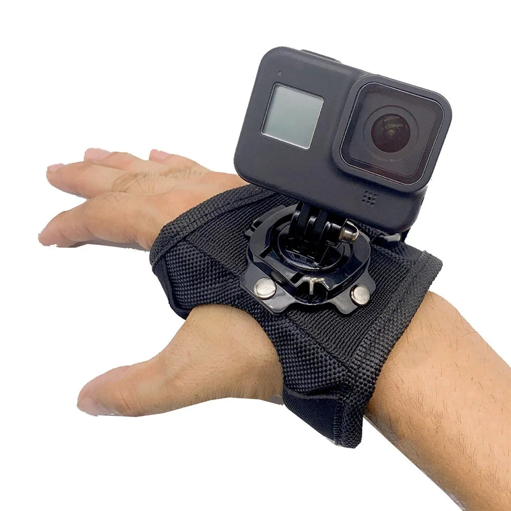 17 in 1 Accessories Kit For GoPro Hero 4 / 3 Action Camera Cycling Sports Rotation Glove Palm Strap Mount Set - 4