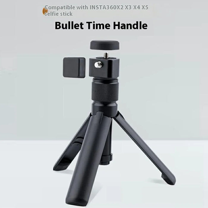 KM-07 For Insta360 X5 / X4 / X3 Action Camera Rotating Handle Magnetic Tripod - 2