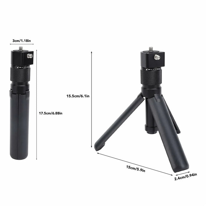 KM-07 For Insta360 X5 / X4 / X3 Action Camera Rotating Handle Magnetic Tripod - 6