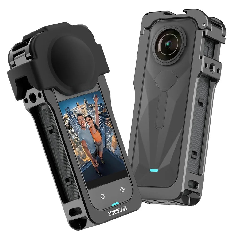 STARTRC VCR 15040006 For Insta360 X5 Magnetic Quick Release Metal Cage Multifunction Expansion Frame - 2