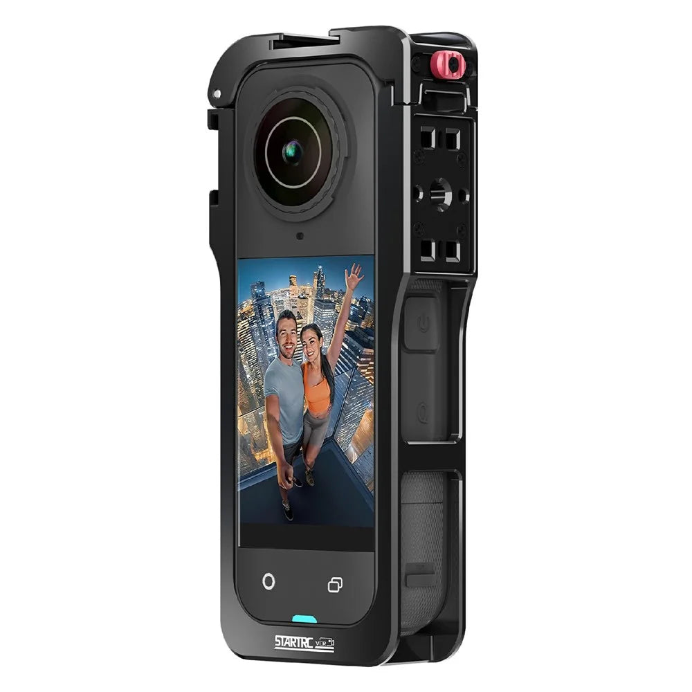 STARTRC VCR 15040006 For Insta360 X5 Magnetic Quick Release Metal Cage Multifunction Expansion Frame - 3