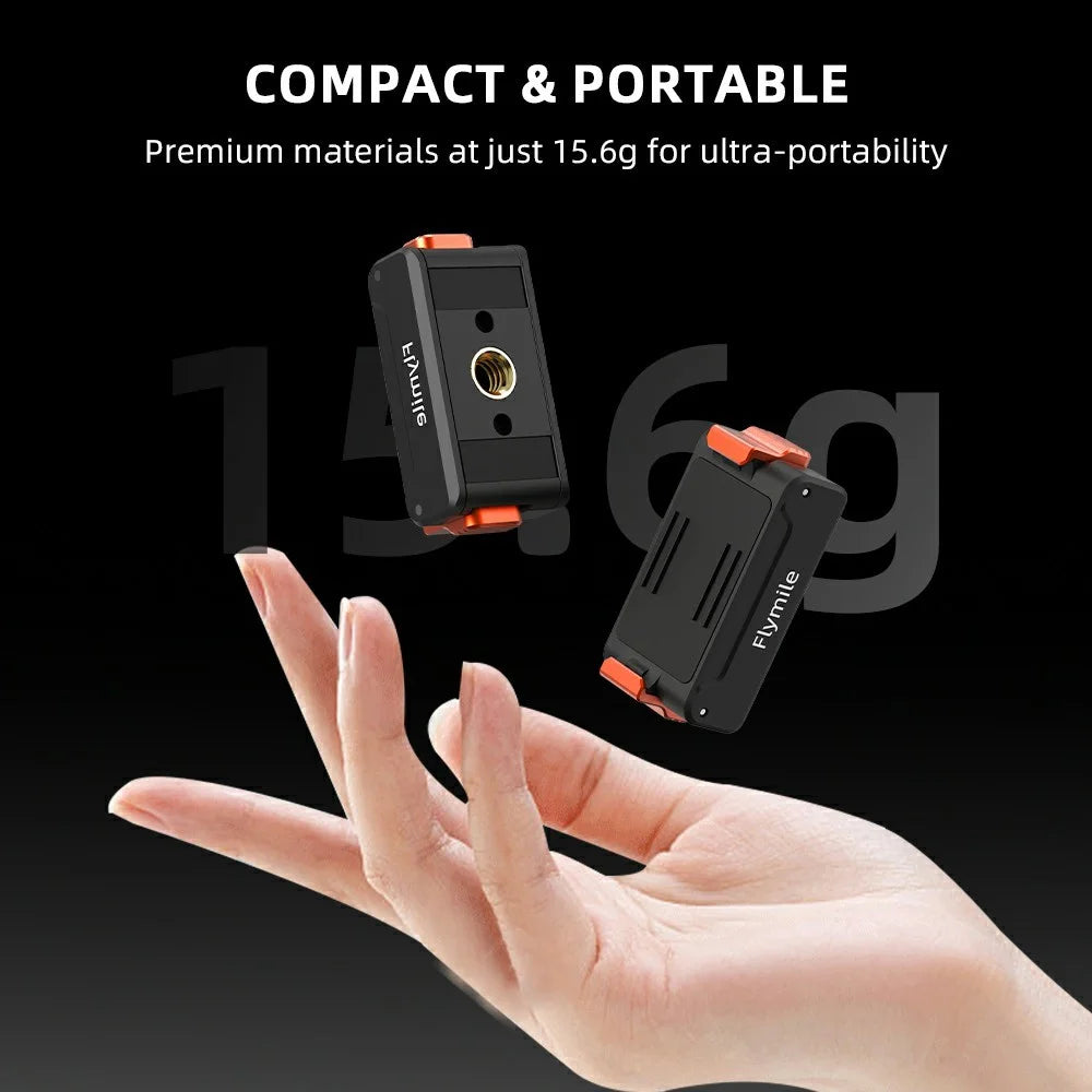 FLYMILE For DJI Osmo Action 5 Pro / 4 / 3 Quick Release Base Magnetic Mount Adapter - 7