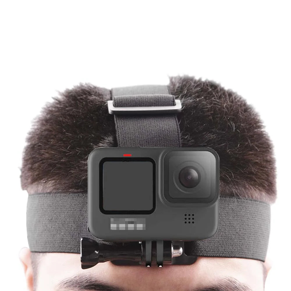 Practical Adjustable Nylon Camera Accessory for GoPro Hero 9 Lightweight Non-slip Sports Photography Outdoor Headband - 4