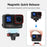 FLYMILE Quick Release Base For Insta360 Ace / Ace Pro / Ace Pro 2 / X5 / X4 / X3 / X2 Magnetic 1 / 4 Folding Mount Adapter Kit - 4