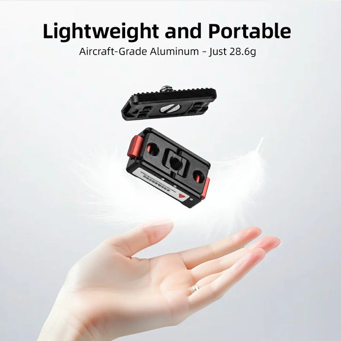 FLYMILE Quick Release Base For Insta360 Ace / Ace Pro / Ace Pro 2 / X5 / X4 / X3 / X2 Magnetic 1 / 4 Folding Mount Adapter Kit - 7