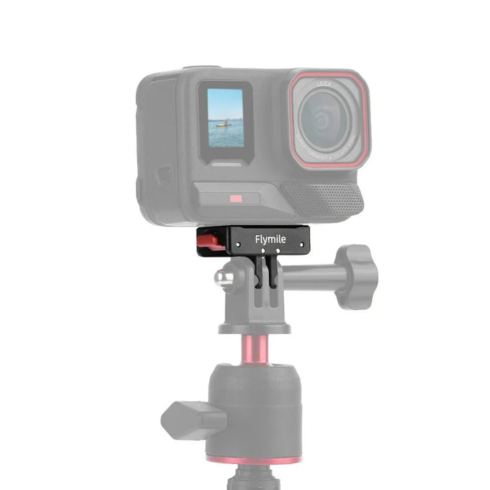 FLYMILE Magnetic Quick Release Base For Insta360 Ace / Ace Pro / Ace Pro 2 / X5 / X4 / X3 / X2 Aluminum Alloy Two-Claw Mount - 2