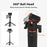 FLYMILE For Insta360 Ace Pro / X5 / X3 Quick Release Tripod Magnetic Snap-on 360 Degree Ball Head Stand - 4