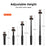 FLYMILE For Insta360 Ace Pro / X5 / X3 Quick Release Tripod Magnetic Snap-on 360 Degree Ball Head Stand - 5