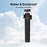 FLYMILE For Insta360 Ace Pro / X5 / X3 Quick Release Tripod Magnetic Snap-on 360 Degree Ball Head Stand - 7