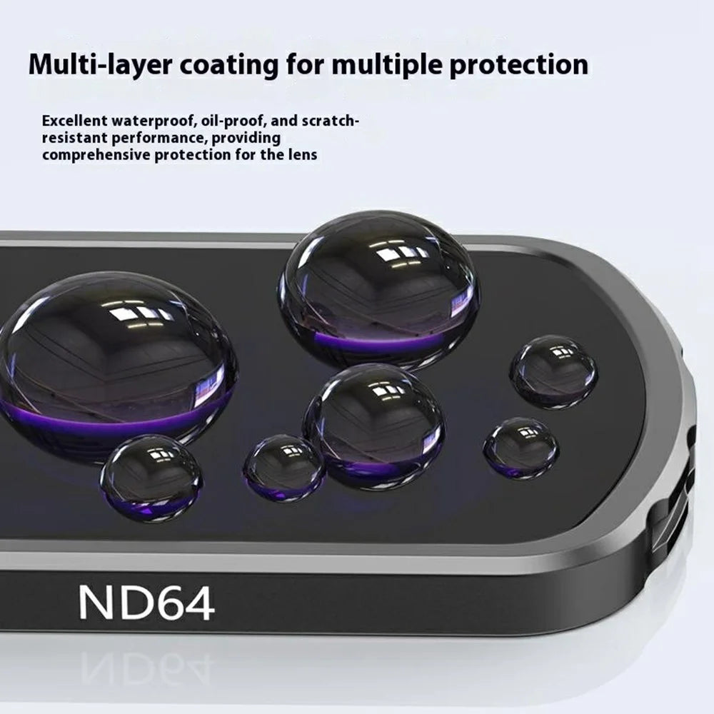 VRIG FT-04 6Pcs For DJI Osmo Pocket 3 Magnetic Quick Release Filter Set with CPL ND8 ND16 ND32 ND64 1 / 4 Black Diffusion Filter - 6