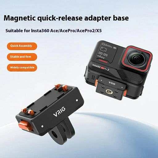 VRIG AC-42 1 / 4 Inch Base for Insta360 Ace Pro 2  /  Ace Pro  /  Ace Enhanced Button Feel Reduced Shake - 2