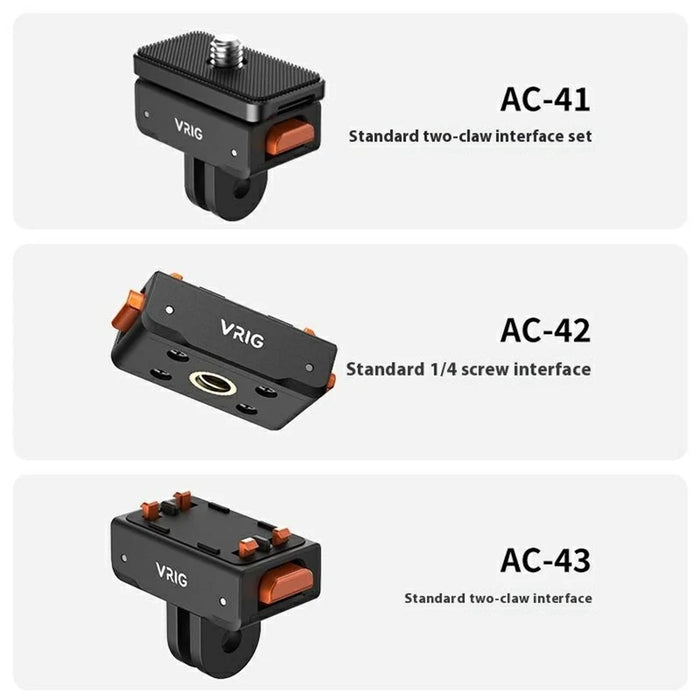 VRIG AC-42 1 / 4 Inch Base for Insta360 Ace Pro 2  /  Ace Pro  /  Ace Enhanced Button Feel Reduced Shake - 5