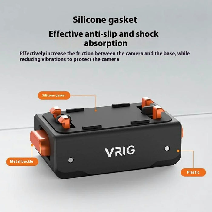 VRIG AC-42 1 / 4 Inch Base for Insta360 Ace Pro 2  /  Ace Pro  /  Ace Enhanced Button Feel Reduced Shake - 7