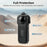 FLYMILE For Insta360 X5 Action Camera Anti Scratch Plastic Lens Cap Flip Lens Protective Cover - Blue - 4