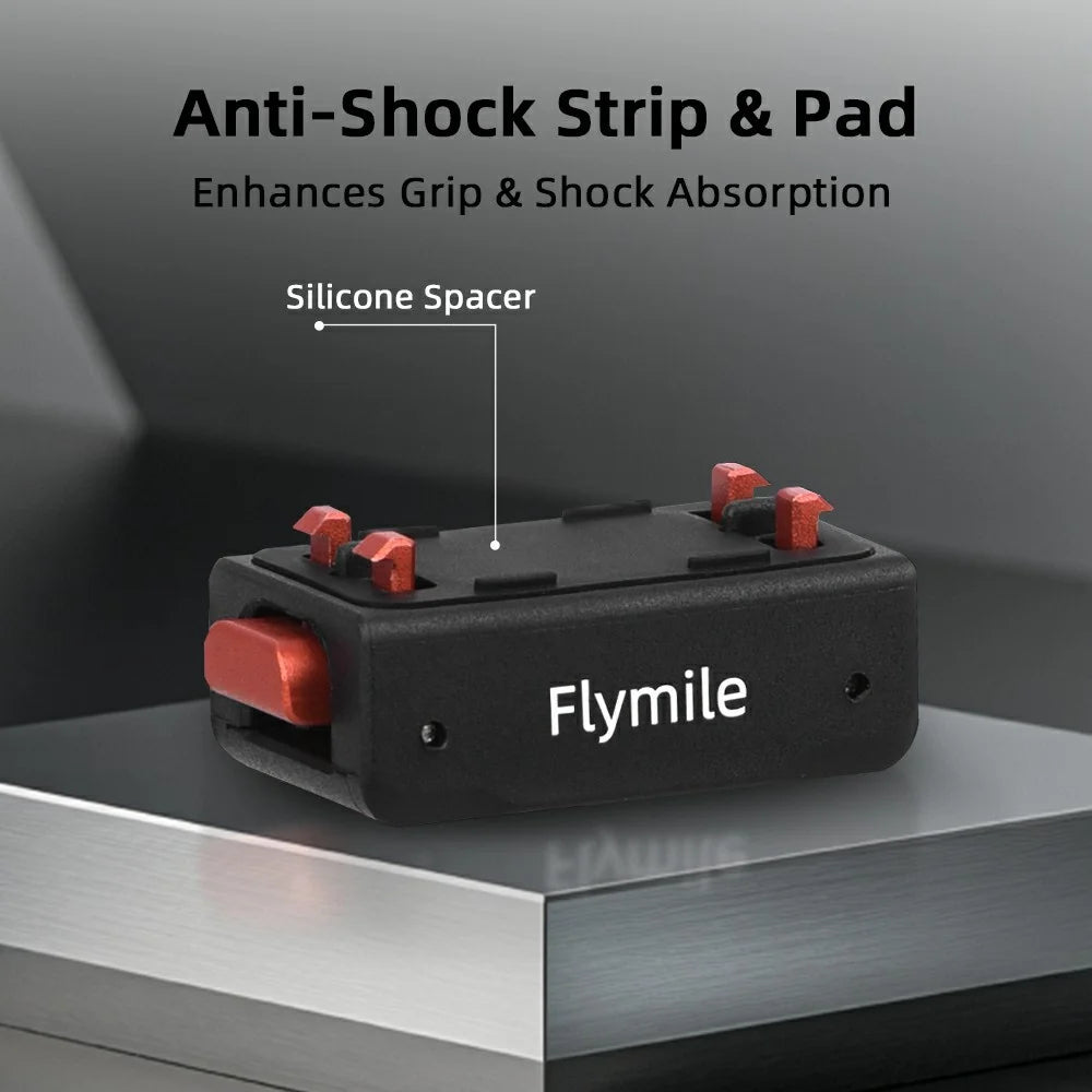 FLYMILE Quick Release 1 / 4 Base for Insta360 Ace Pro 2 / Ace Pro / Ace / X5 / X4 / X3 / X2 Magnetic Snap On Dual Locking System - 7
