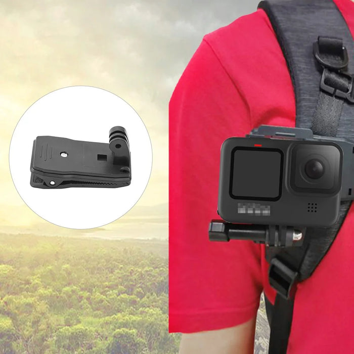 Sports Camera Backpack Clip Fixed Frame for GoPro Hero 9 Camera Accessories - 6