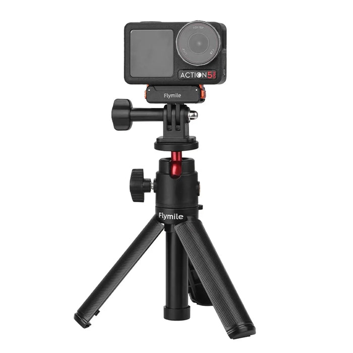 FLYMILE Action Camera Mount Base for DJI Osmo Action 5 Pro / 4 / 3 Quick Release Nylon Plastic Adapter - 5