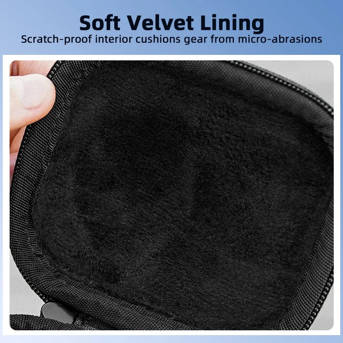 FLYMILE For DJI Osmo 360 Panoramic Camera Storage Bag PU Leather Carrying Case - 5
