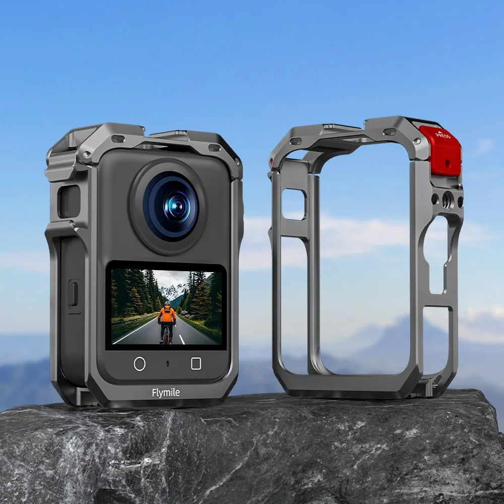 FLYMILE For DJI Osmo 360 Panoramic Camera Metal Frame Rabbit Cage - 5