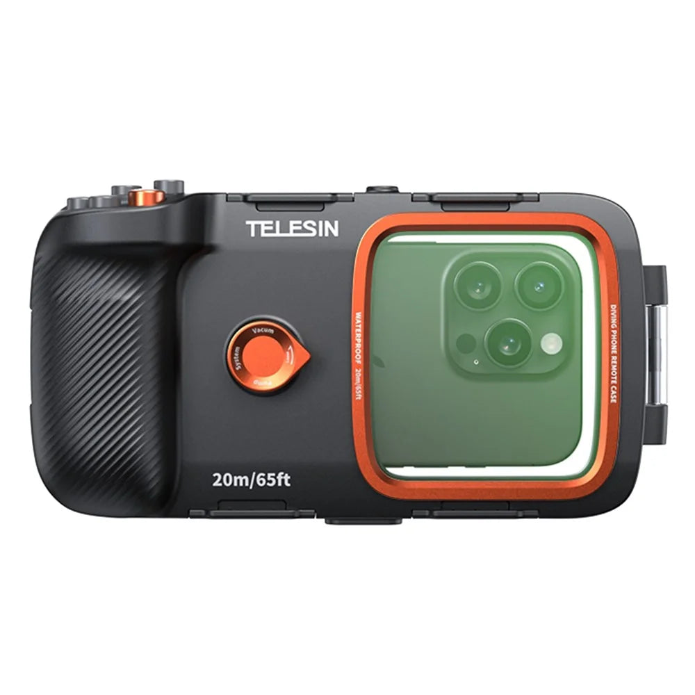 TELESIN IP68 Waterproof Diving Phone Case Bluetooth-Compatible Anti-fog 20m Underwater Photography Phone Housing - 2