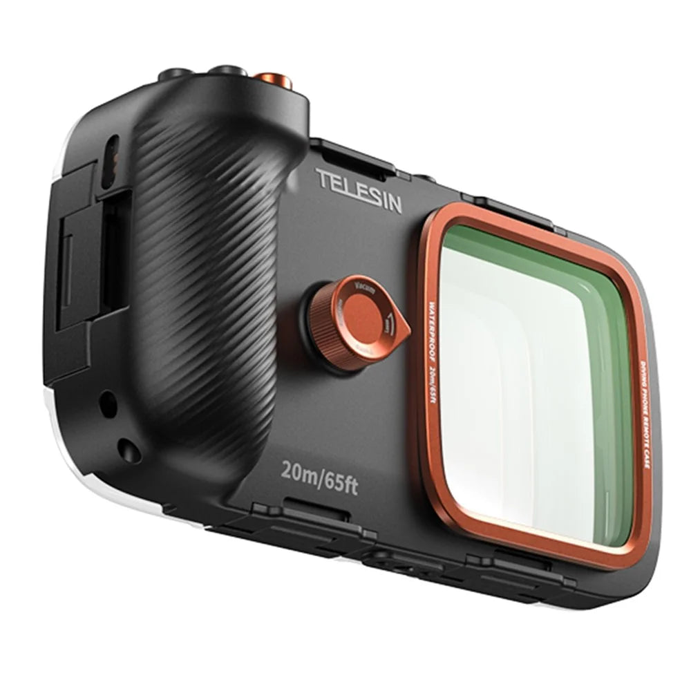 TELESIN IP68 Waterproof Diving Phone Case Bluetooth-Compatible Anti-fog 20m Underwater Photography Phone Housing - 3