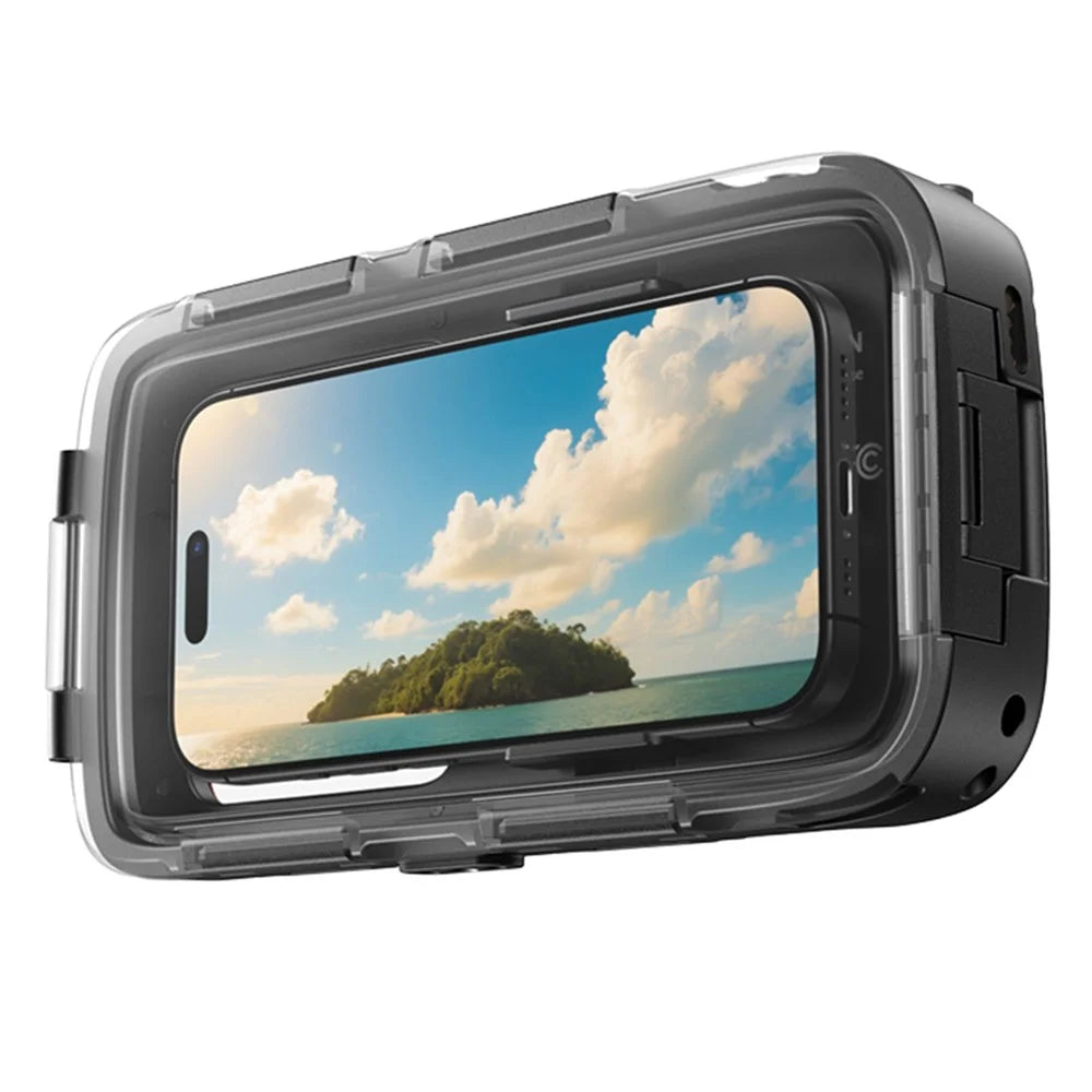 TELESIN IP68 Waterproof Diving Phone Case Bluetooth-Compatible Anti-fog 20m Underwater Photography Phone Housing - 4