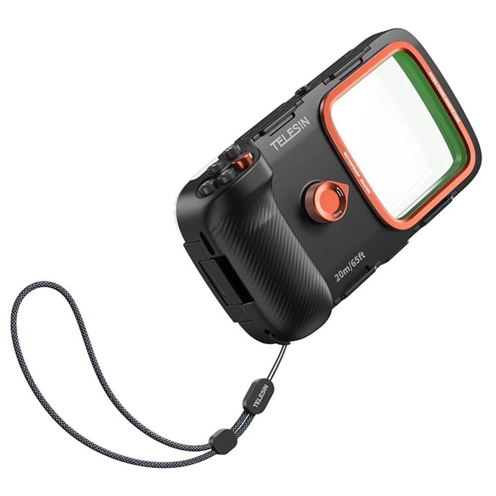 TELESIN IP68 Waterproof Diving Phone Case Bluetooth-Compatible Anti-fog 20m Underwater Photography Phone Housing - 6