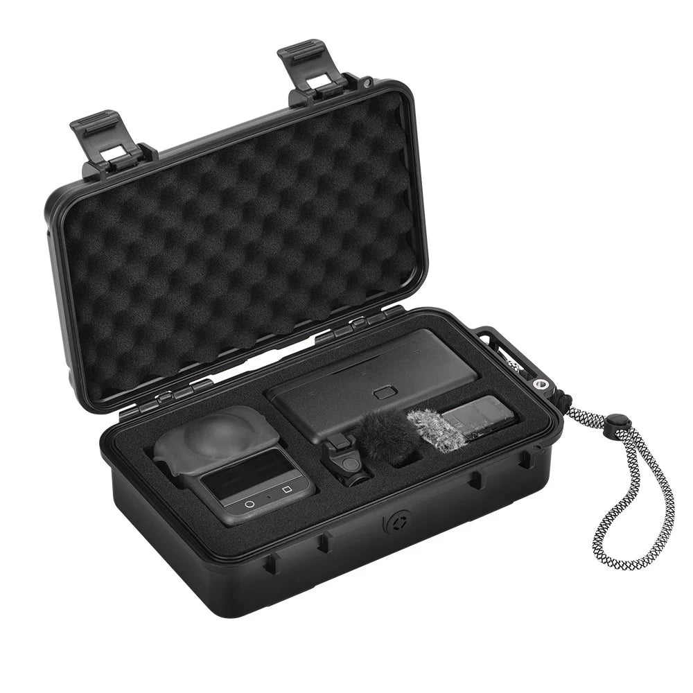 BRDRC For DJI Osmo 360 Panoramic Camera Hard Carrying Case Shockproof PP Storage Box - 2