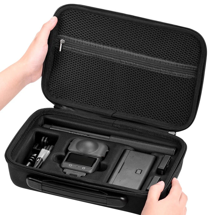 BRDRC For DJI Osmo 360 Storage Bag Shockproof Camera Carrying Case with Mesh Pockets / Strap - 7