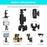 23Pcs / Set Motorcycle Accessory Bundle for Insta360  /  DJI  /  GoPro Action Camera Mount Kit - 4