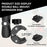 23Pcs / Set Motorcycle Accessory Bundle for Insta360  /  DJI  /  GoPro Action Camera Mount Kit - 5