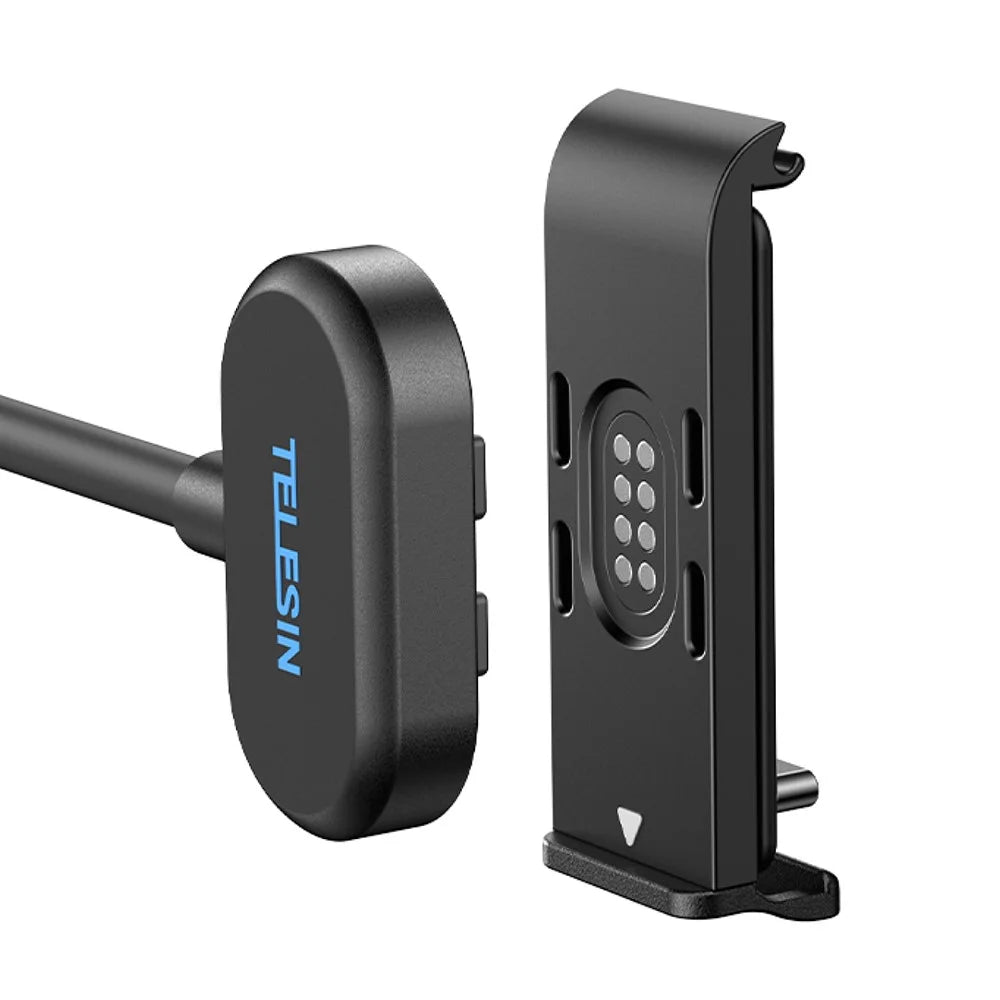 TELESIN S6-CLC-01-TGP For GoPro Hero 13 / 12 / 11 / 10 / 9 Magnetic Charging Cable with Side Cover IPX5 Waterproof Quick Release - 1