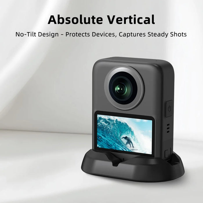 For DJI Osmo 360 Panoramic Camera Car Mount Base Stable Vertical Placement Silicone Base - 6