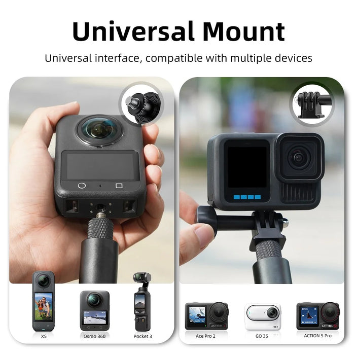 FLYMILE Action Camera Selfie Stick Extendable Pole Telescopic Handheld Monopod - 6
