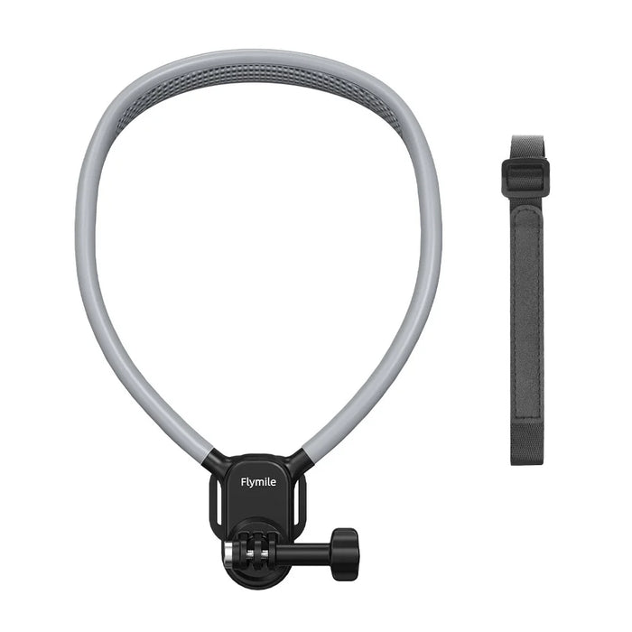 FLYMILE Neck Mount with Strap for DJI Osmo 360 / Action 5 Pro / Pocket 3 Vertical Shooting Camera Holder - 1