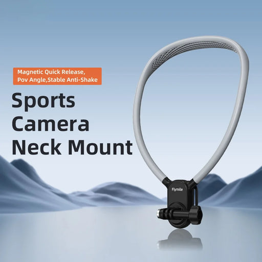 FLYMILE Neck Mount with Strap for DJI Osmo 360 / Action 5 Pro / Pocket 3 Vertical Shooting Camera Holder - 2