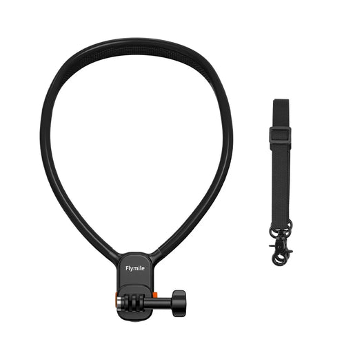 FLYMILE Quick Release Neck Mount Bracket with Strap for Action Cameras Hanging Neck Holder - 1