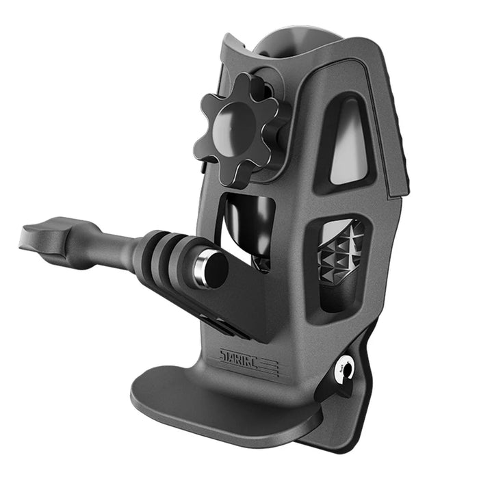 STARTRC For Motorcycle Helmet Universal Action Camera Mount Clamp Adjustable Angle Secure Fixation - 1