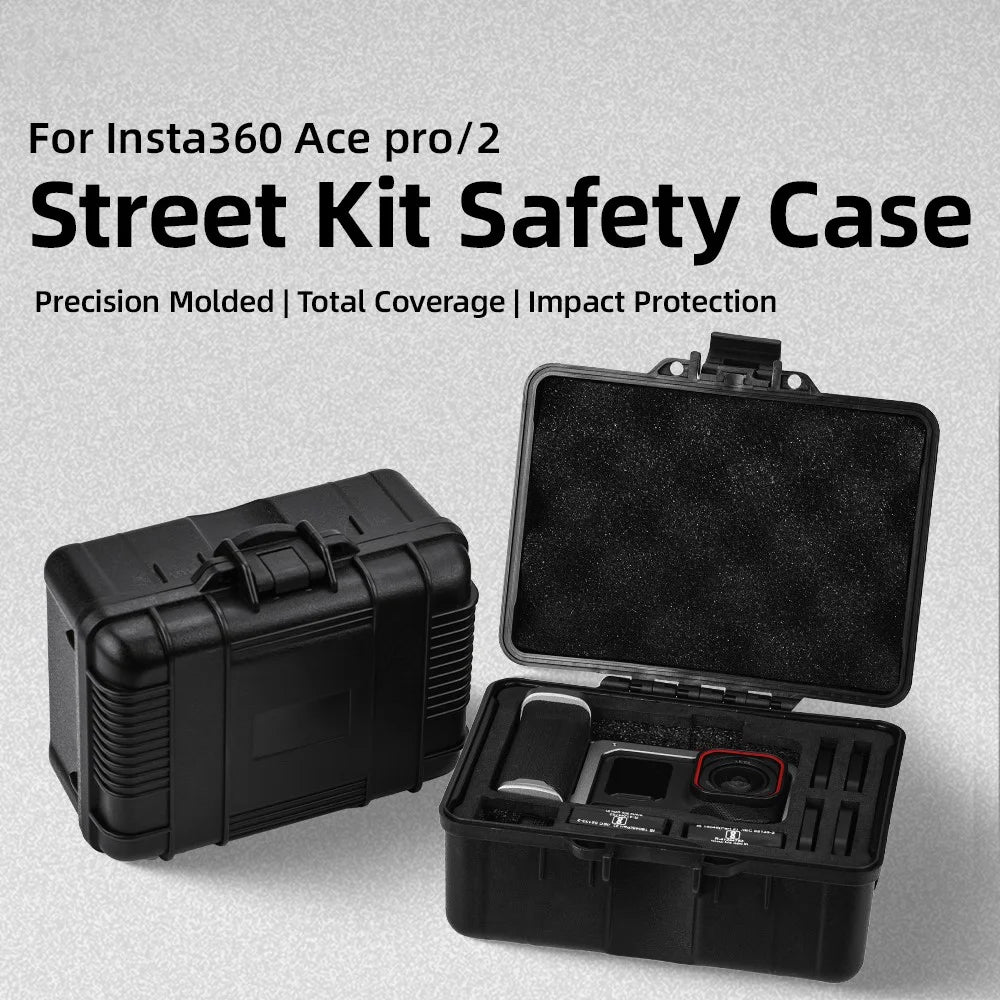 FLYMILE For Insta360 Ace Pro / Ace Pro 2 Case Portable Street Shooting Kit Storage Travel Bag - 5
