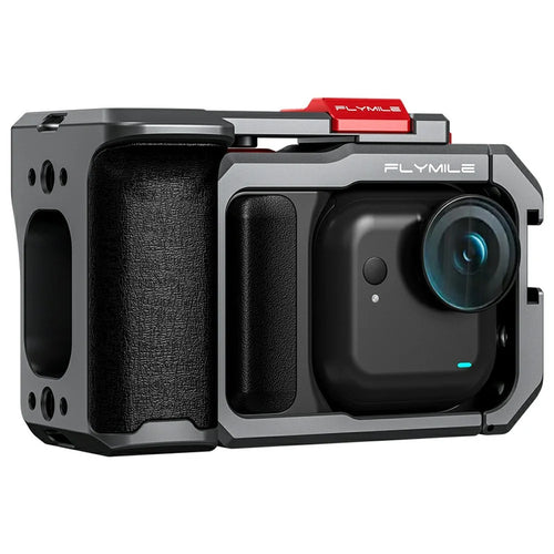 FLYMILE For Insta360 Go Ultra Street Photography Handle Set Camera Ergonomic Grip with Cold Shoe Mount - 1