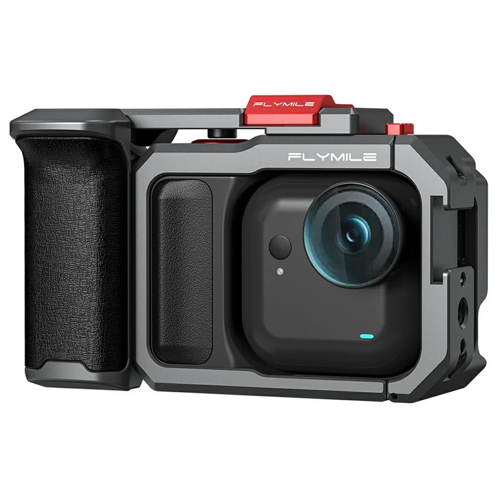 FLYMILE For Insta360 Go Ultra Street Photography Handle Set Camera Ergonomic Grip with Cold Shoe Mount - 4