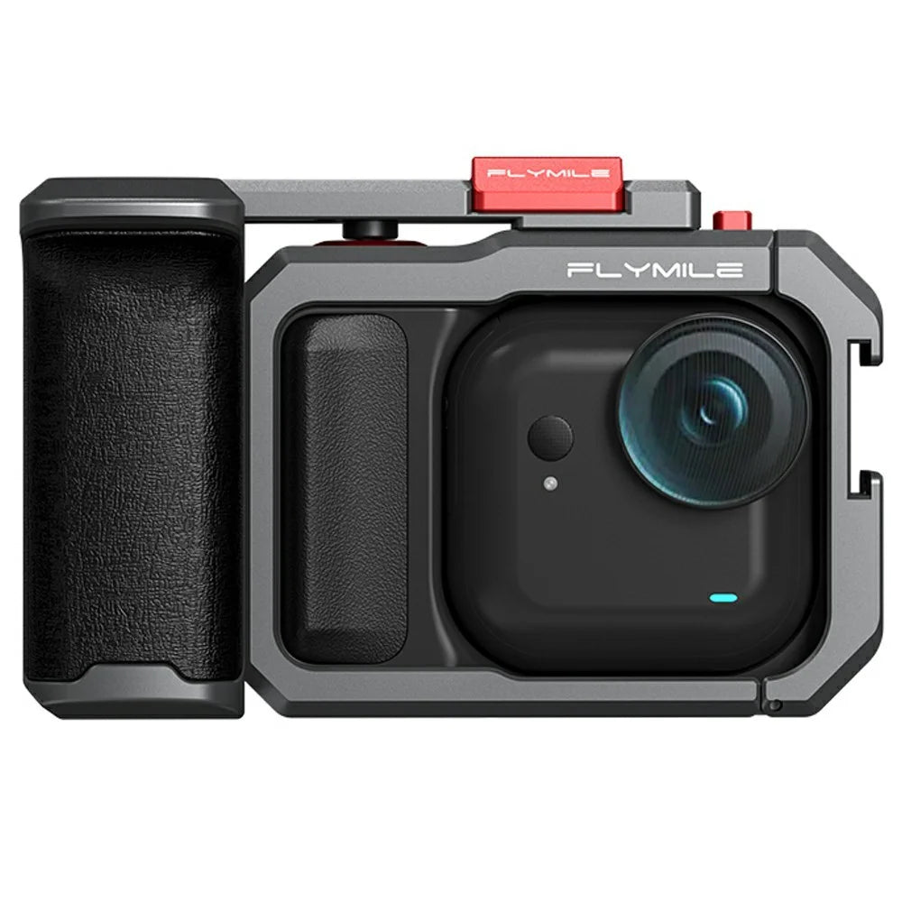 FLYMILE For Insta360 Go Ultra Street Photography Handle Set Camera Ergonomic Grip with Cold Shoe Mount - 6