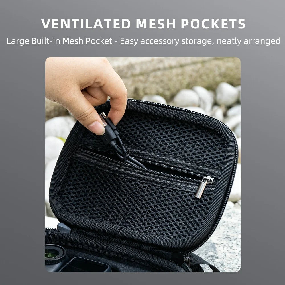 BRDRC For DJI Osmo Nano Camera Carrying Bag Shock Absorbing Nylon Portable Storage Case - 6