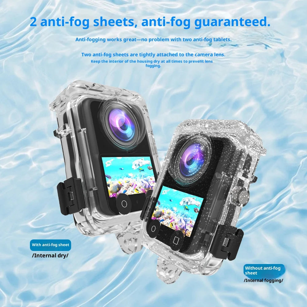 For DJI Osmo 360 Action Camera Quick Release Waterproof Housing 40m Underwater Photography Case - 5