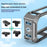 For Insta360 X5 Action Camera Metal Frame with Dual Cold Shoe Mount Aluminum Alloy Protective Case - 5