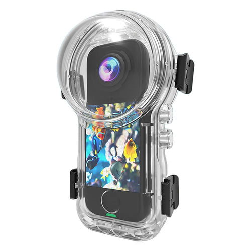 For Insta360 X4 Air Action Camera Invisible Waterproof Case Magnetic Quick Release 50m Diving Shell - 1